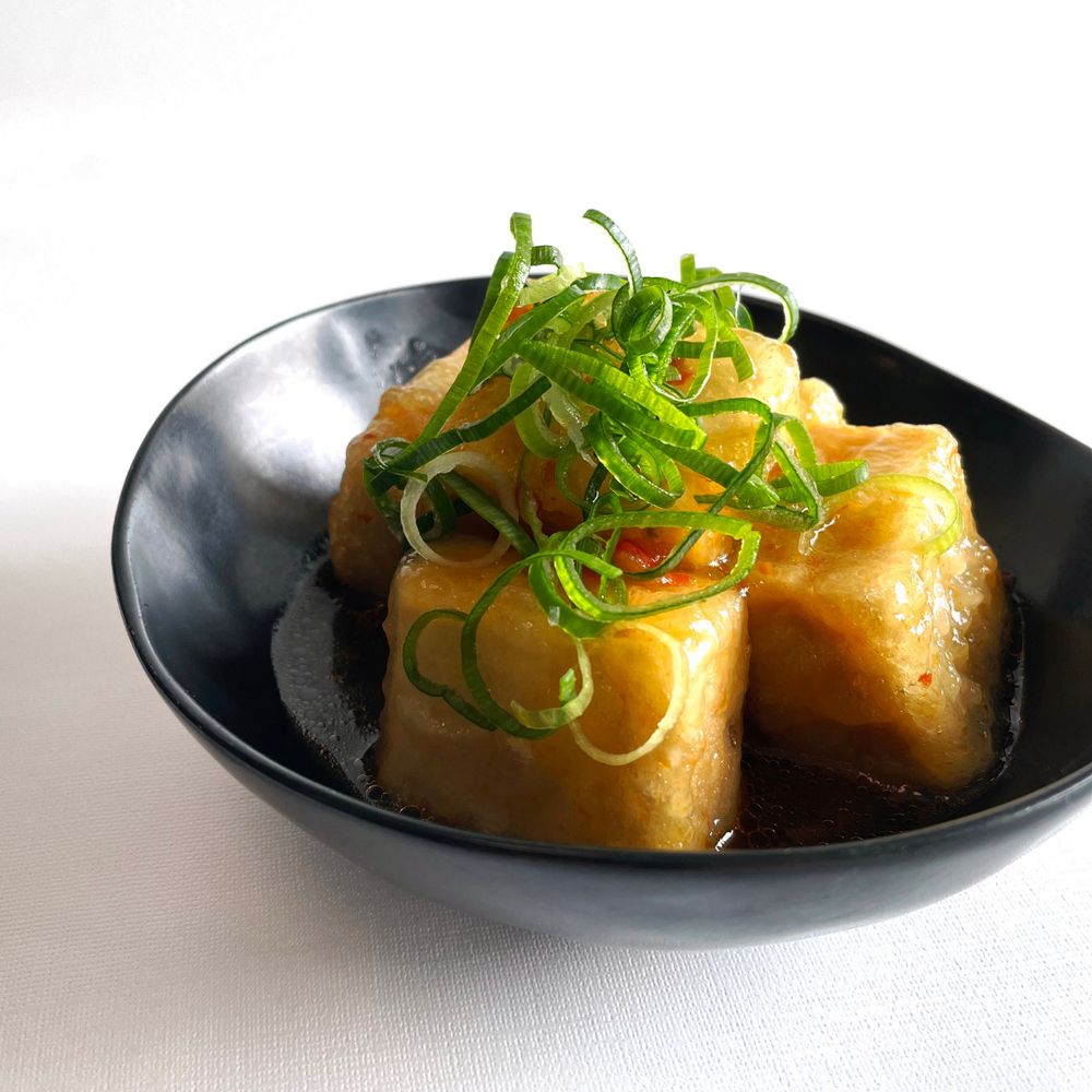 #10 高野豆腐となすのキャビアソースの揚げ煮